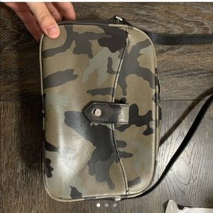 Camo crossbody bag
